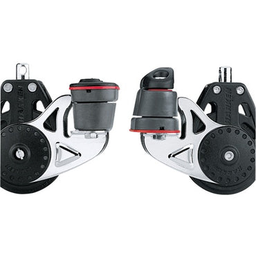 Harken 75mm Carbo Block mit Hundsfott und Klemme