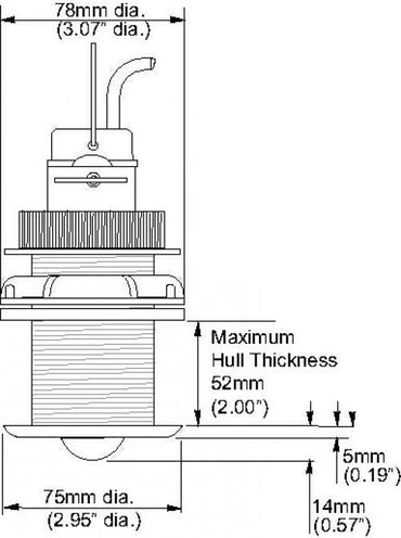 Raymarine Tacktick Log- und Temperaturgeber 'T911'