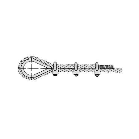 Drahtseilklemme 'Bügelklemme' (3mm)