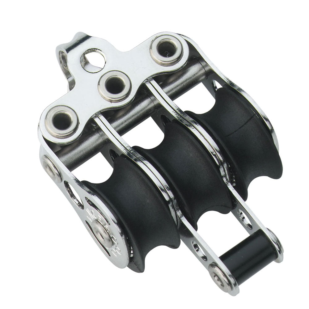 Sprenger 6mm Micro XS Block, 3-scheibig, mit Hundsfott