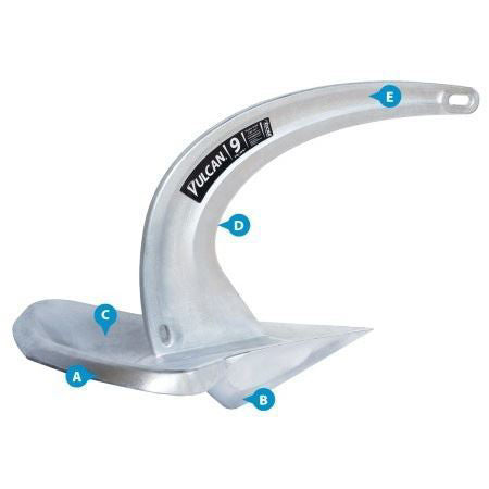 ROCNA VULCAN Anker (verzinkt) 6kg