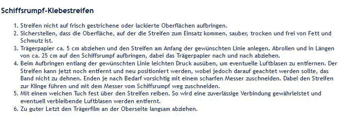 PSP Zierstreifen 'Coveline' (uni)
