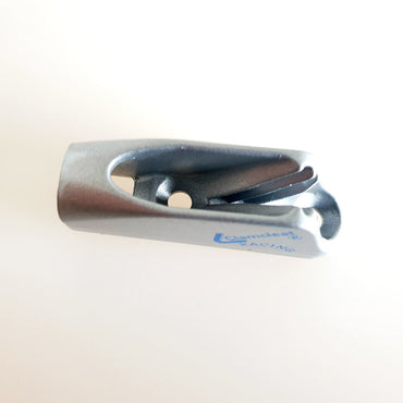 Clamcleat Tauklemme 'CL211 MK2' mit Leitöse, silbern eloxiert