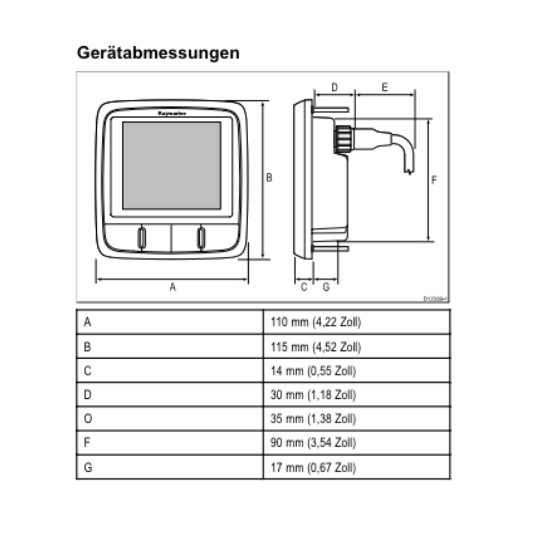 Raymarine Windanzeiger 'i60 Wind' (analog)