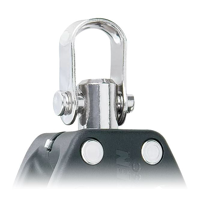 Harken 40mm Carbo Ratschblock, 1-scheibig, mit Klemme
