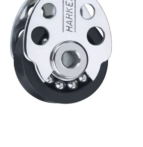 Harken 16mm Liegeblock, 1-scheibig, einseitig verschraubbar