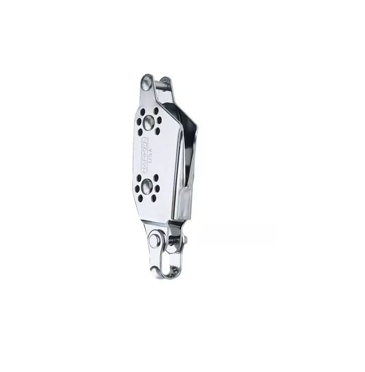 Harken 22mm Micro Violinblock, mit V-Klemme und Hundsfott