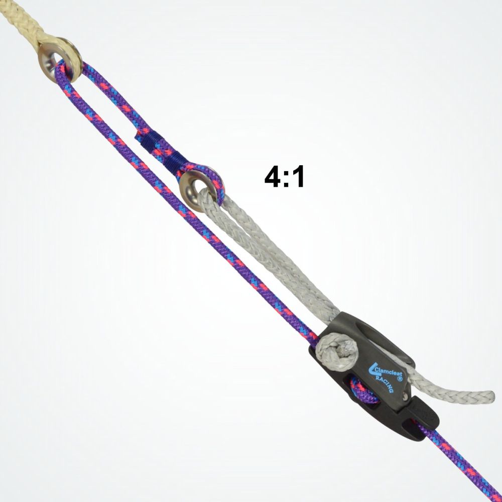 Clamcleat Tauklemme 'Aero CL826' mit CL211 MK2