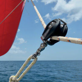 Wichard 55mm Snatchblock, 1-scheibig mit Wirbel