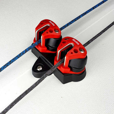 Nautos Basisplatte mit Klemmen für Laser/ILCA Unter-Vorliek