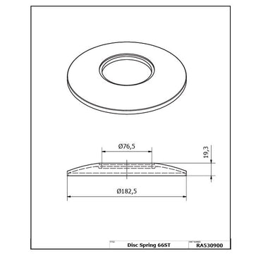Andersen Winsch 'Federscheibe' (66ST)