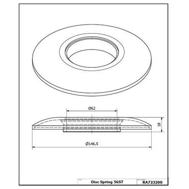 Andersen Winsch 'Federscheibe' (56ST)