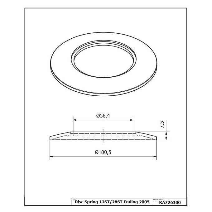 Andersen Winsch 'Federscheibe' (12/28ST) - bis BJ 2005
