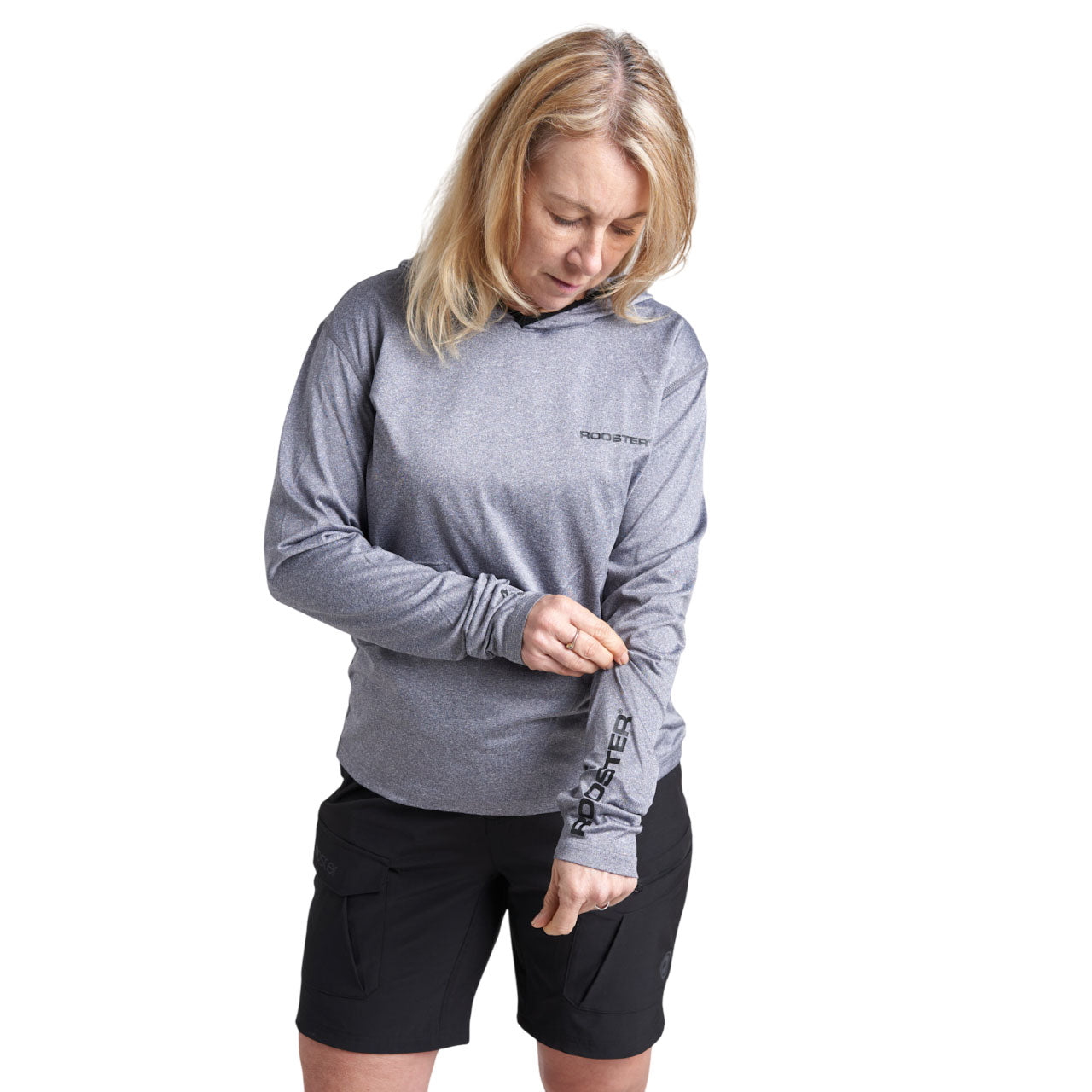 Rooster Longsleeve 'Hooded Quick Dry'
