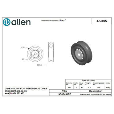 Allen Acetal Rolle (38mm)