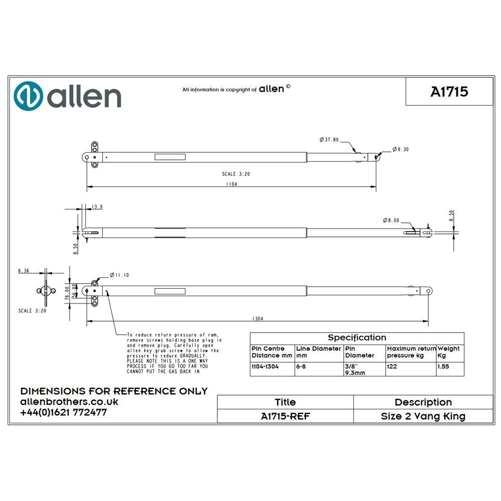 Allen Kicker 'Vang King 2'
