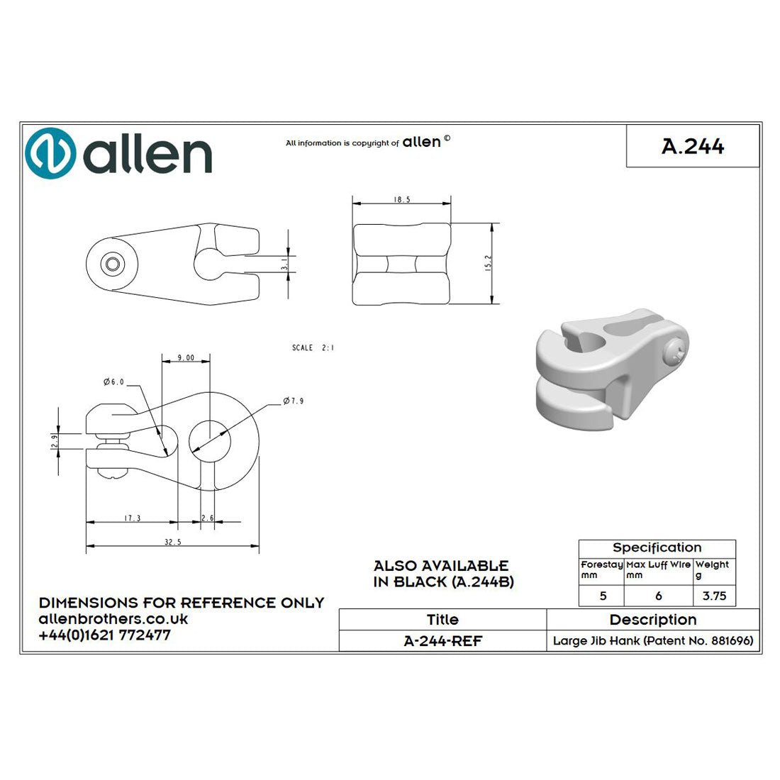 Allen Stagreiter (3mm/4mm)