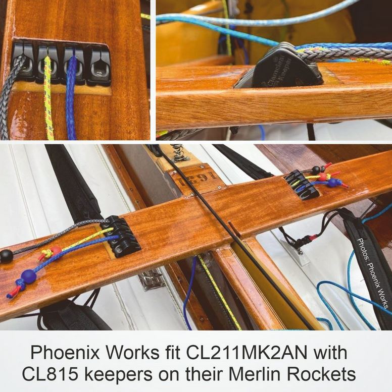 Clamcleat Klemmenführung 'Keeper' für CL211MK2