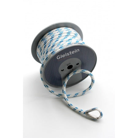 Gleistein Ankerleine mit Blei und Kausch (12mm)