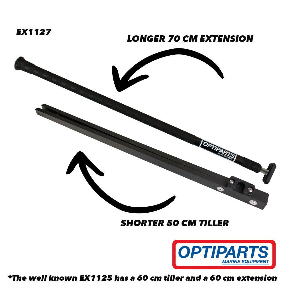 Optiparts Runderpinne (Kurz) mit Pinnenausleger (Opti)