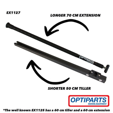 Optiparts Runderpinne (Kurz) mit Pinnenausleger (Opti)
