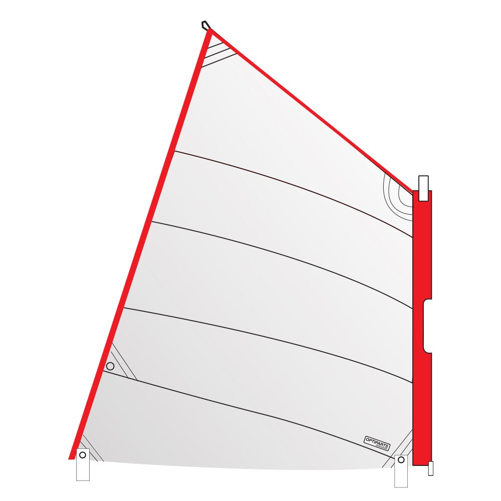 Optiparts Stülp Segel für Optimist (Reff)