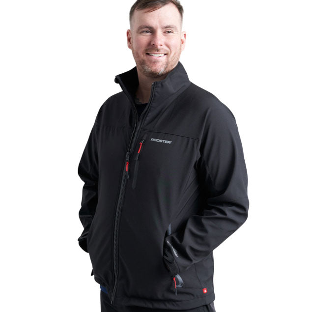 Rooster Softshell Jacke (ohne Kapuze)