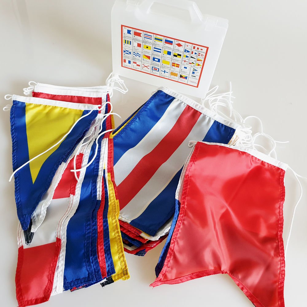 Signal-Flaggensatz in Box