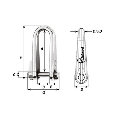 Wichard Schlüsselschäkel