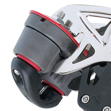 Harken 40mm Carbo Ratschblock, 1-scheibig, mit Klemme