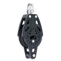 Harken 75mm Carbo Ratchet Block mit Hundsfott