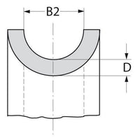 Edelstahl - Kausch 'Herz', 3mm