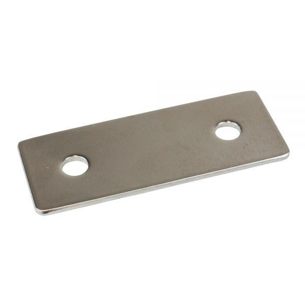 Optiparts Montageplatte für Opti Ausreitgurte (Edelstahl)