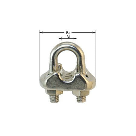 Drahtseilklemme 'Bügelklemme' (3mm)