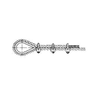 Drahtseilklemme 'Bügelklemme' (3mm)