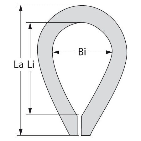 Edelstahl - Kausch 'Herz', 5mm