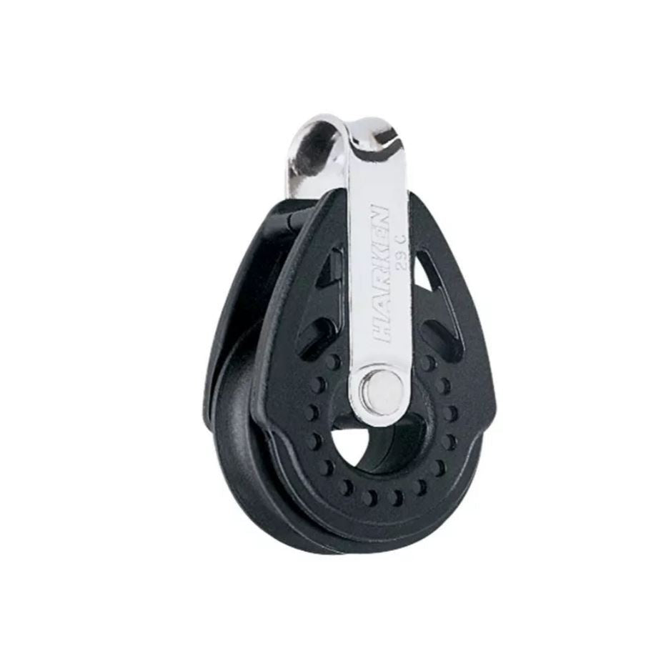 Harken 29mm Carbo Block, 1-scheibig, mit Bügel