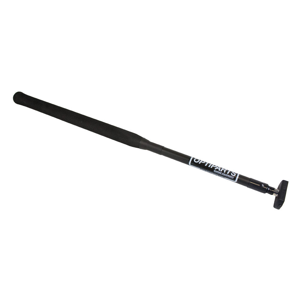 Optiparts Ruderpinne mit 'Deluxe' Pinnenausleger (Opti)