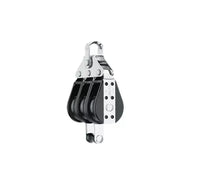 Harken 38mm Big Bullet Block, 3-scheibig, mit Hundsfott