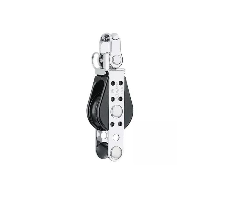 Harken 29mm Bullet Block, 1-scheibig, mit Wirbel und Hundsfott