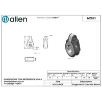 Allen 20mm Dynamic Basis Block-aquaequip.de
