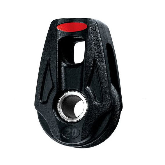 Ronstan 20mm Orbit Block, 1-scheibig, zum Anlaschen