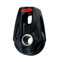 Ronstan 20mm Orbit Block, 1-scheibig, zum Anlaschen
