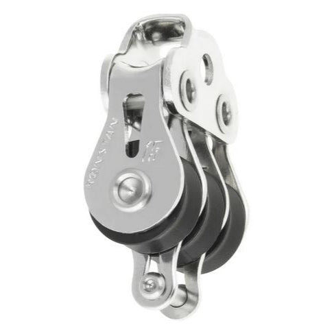 Ronstan 15mm Block 'S15 BB', 3-scheibig, mit Hundsfott