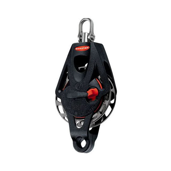 Ronstan 55mm Orbit Ratchet Block, Wirbel+Hundsfott (Auto/Manuell)