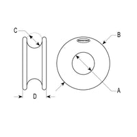 Ronstan Führungsring 'RopeGlide™ Ring' (16mm)