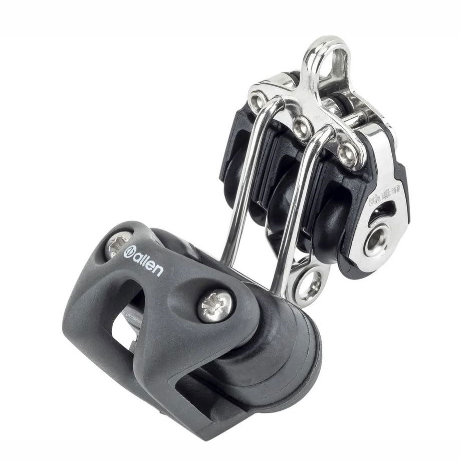 Allen 20mm Block, 3-scheibig, mit Curryklemme und Hundsfott-aquaequip.de