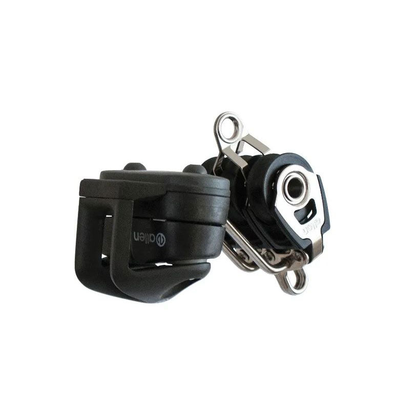 Allen 30mm Block, 3-scheibig, mit Curryklemme und Hundsfott