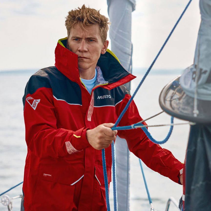Musto Windjacke Herren Rot Musto Segeljacke 'BR3 Offshore Jacket'