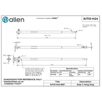 Allen Kicker Set 'Vang King 2' (Melges 24)